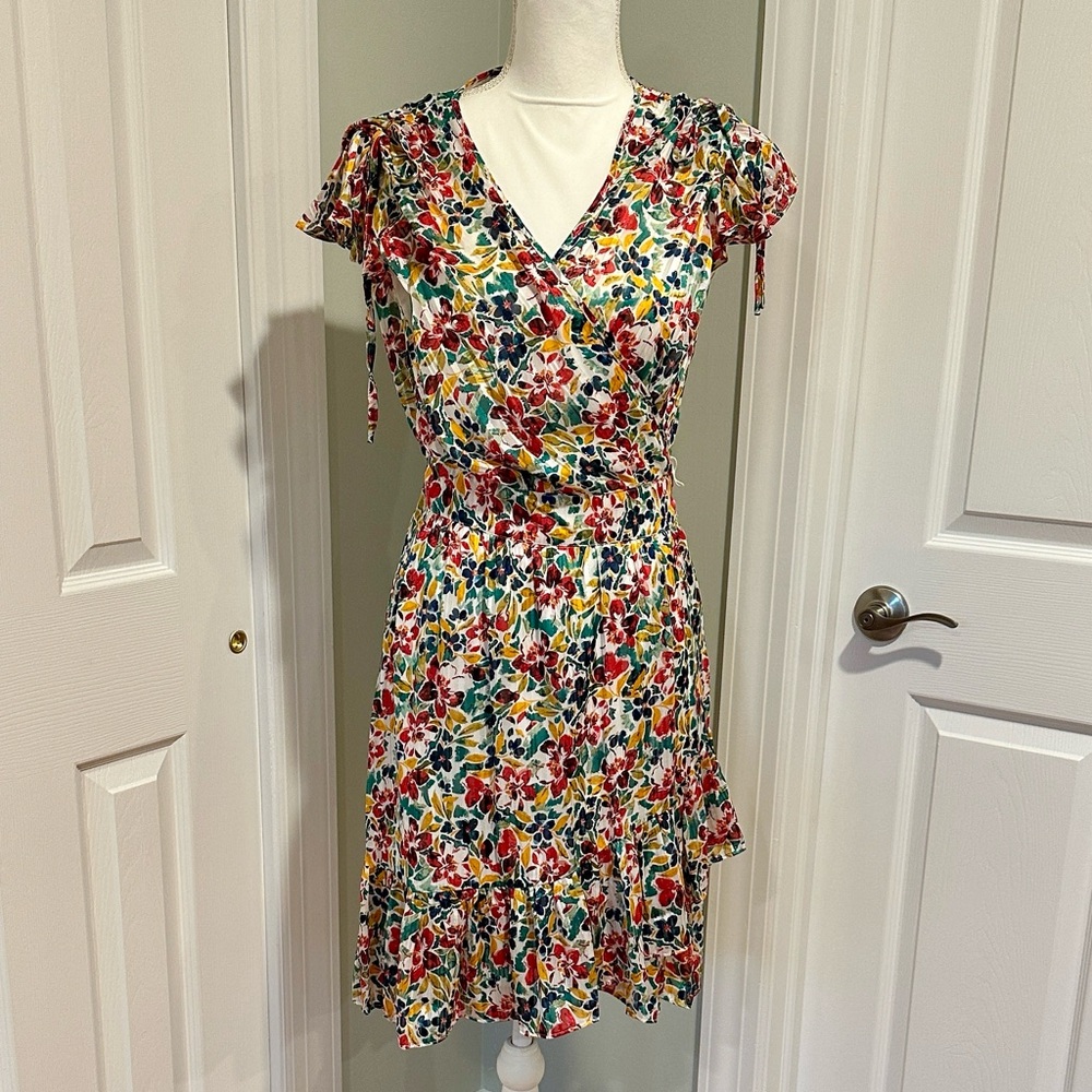 BRAND NEW Laundry by Shelli Segal Floral Wrap Dress - Size 8